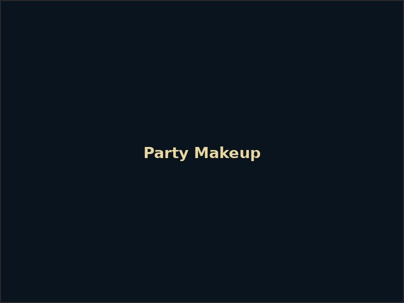 Party makeup by New Elegant